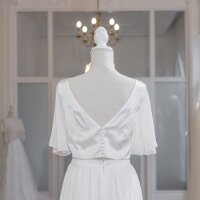 Bridal Top OLIVIA in pure silk&nbsp;
