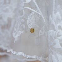 Braut Top JULIE aus bestickter floraler Spitze