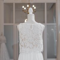 Bridal Top FLORENTINA in finest floral lace
