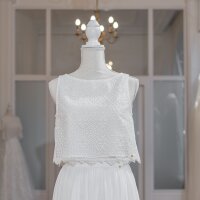 Bridal Top HILDA in delicate net lace