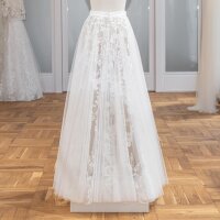 Bridal Skirt JULIE in embroidered floral lace nude