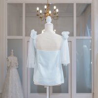 Bridesmaids Top LISBETH aquamarine