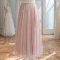 Bridesmaids skirt ELLA Midi rosé