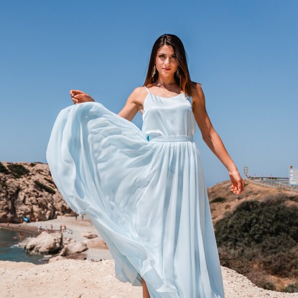 Bridesmaids Skirt SOE Midi aquamarine