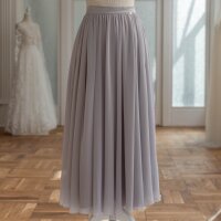 Bridesmaids Skirt SOE Midi silver