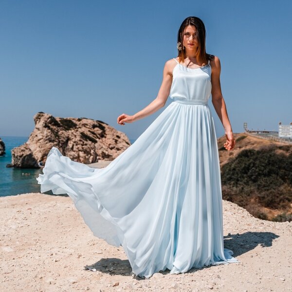 Bridesmaids Skirt SOE Maxi aquamarine