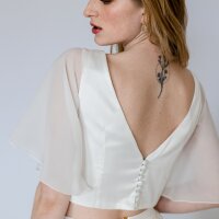 Bridal Top ALICE in pure silk