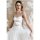 LAURA bridal tulle skirt with leaf lace