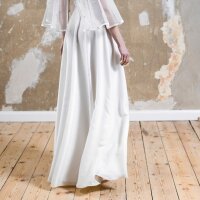 Bridal skirt MADLYN with satin Maxi 120 ivory