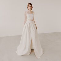 Bridal skirt ISABELL in cotton eco