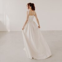 Bridal skirt ISABELL in cotton eco