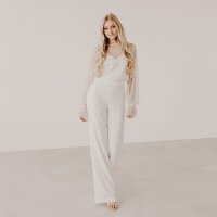 Bridal pant SIENNA in crepe l silk satin