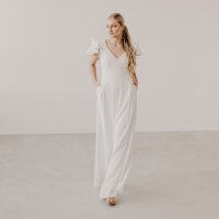 Bridal jumpsuit HOLLY in crepe